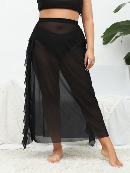 2pack plus solid bikini bottom with beach skirt k6um#, Black
2pack plus solid bikini bottom with beach skirt k6um#, Black