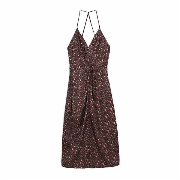 women elegant v-neck dresses fashion ladies zipper strap vestidos vintage female chic draped cherry print dress 210430, Black;gray
women elegant v-neck dresses fashion ladies zipper strap vestidos vintage female chic draped cherry print dress 210430, Black;gray