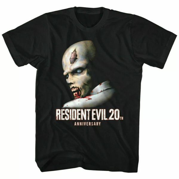 resident evil 20th anniversary evil 20 t shirt licensed video gaming tee black, White;black
resident evil 20th anniversary evil 20 t shirt licensed video gaming tee black, White;black
