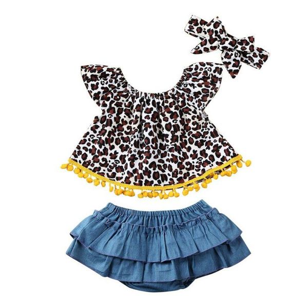 3pcs toddler kids baby girl summer clothes 0-24m leopard t-shirt +shorts pants outfits set clothing sets, White
3pcs toddler kids baby girl summer clothes 0-24m leopard t-shirt +shorts pants outfits set clothing sets, White