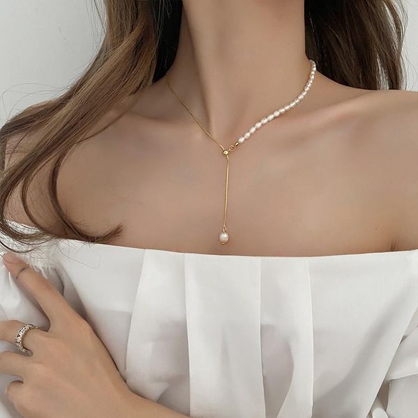 pendant necklaces lovoacc delicate textured y shape freshwater pearl necklace for women asymmetric irregular pearls beaded gift, Silver
pendant necklaces lovoacc delicate textured y shape freshwater pearl necklace for women asymmetric irregular pearls beaded gift, Silver