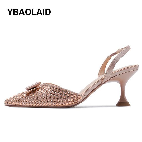 dress shoes pointed rhinestone bowknot high heel sandals summer pure color shallow mouth hollow elastic band wine glass heels, Black
dress shoes pointed rhinestone bowknot high heel sandals summer pure color shallow mouth hollow elastic band wine glass heels, Black