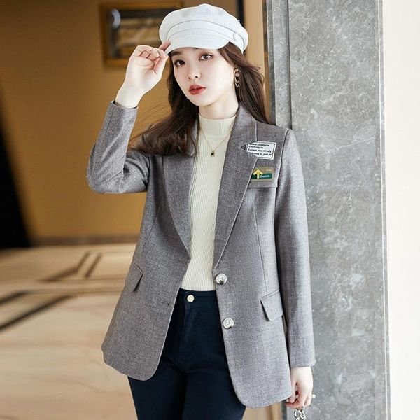 women's suits & blazers 2021 jacket fashion coffee slim coat ol styles fall winter for women business work blaser outwear plus size, White;black
women's suits & blazers 2021 jacket fashion coffee slim coat ol styles fall winter for women business work blaser outwear plus size, White;black
