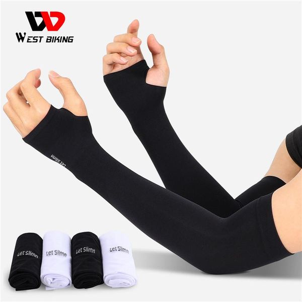 pair cycling arm sleeves sun uv protection long fingerless gloves running fishing ridding golf game outdoor sports elbow & knee pads, Black;gray
pair cycling arm sleeves sun uv protection long fingerless gloves running fishing ridding golf game outdoor sports elbow & knee pads, Black;gray