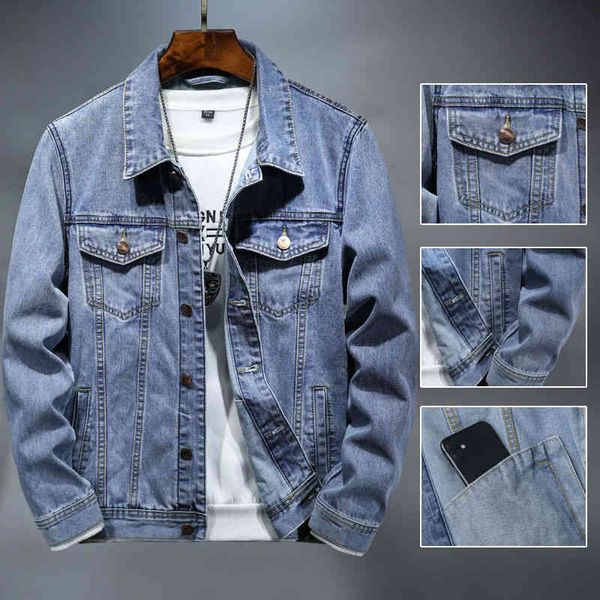 designerlight color denim men's spring and autumn new slim fit trend large jacket casual denimbalencaiga, Black;brown
designerlight color denim men's spring and autumn new slim fit trend large jacket casual denimbalencaiga, Black;brown
