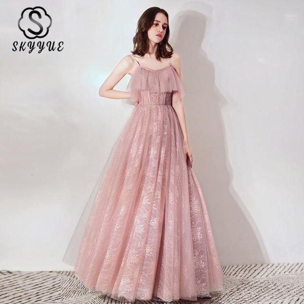 party dresses pink evening skyyue k284 elegant boat neck ruffles dress spaghetti strap a line long vestidos de fiesta1, White;black
party dresses pink evening skyyue k284 elegant boat neck ruffles dress spaghetti strap a line long vestidos de fiesta1, White;black