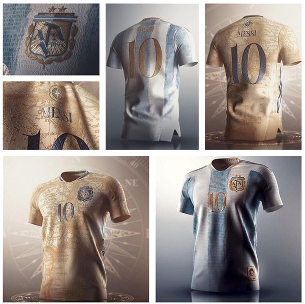 2021 argentina concept soccer jersey maradona special badge golden elements messi football shirt, Black;yellow
2021 argentina concept soccer jersey maradona special badge golden elements messi football shirt, Black;yellow