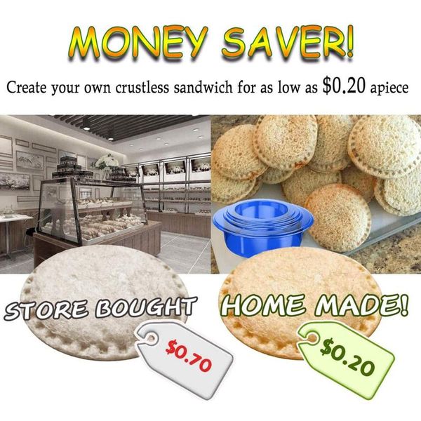 5pc blue diy sandwich edge cutting machine sealing mold five-piece set safe easy to use clean baking & pastry tools
5pc blue diy sandwich edge cutting machine sealing mold five-piece set safe easy to use clean baking & pastry tools