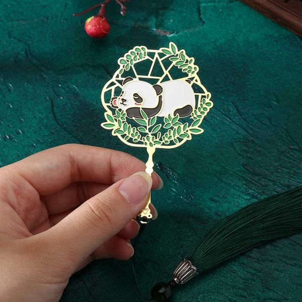 1pc creativity panda tassel pendant bookmark cute brass hollow pattern book mark page folder office school supplies stationery
1pc creativity panda tassel pendant bookmark cute brass hollow pattern book mark page folder office school supplies stationery