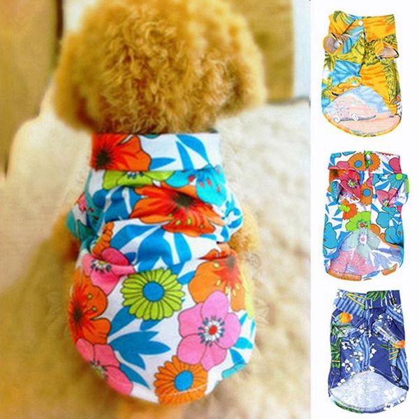 dog apparel puppy hawaii style t-shirt casual summer beach clothes floral printed short sleeve kitten blouse
dog apparel puppy hawaii style t-shirt casual summer beach clothes floral printed short sleeve kitten blouse