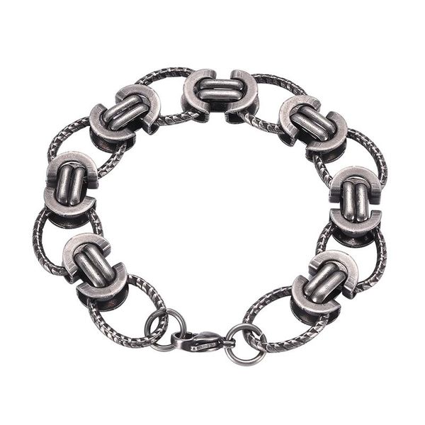 link, chain fashion stainless steel link bracelet men 16mm width vintage bangle punk male wrist jewelry birthday christmas gift gs0120, Black
link, chain fashion stainless steel link bracelet men 16mm width vintage bangle punk male wrist jewelry birthday christmas gift gs0120, Black
