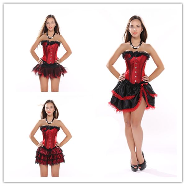 red satin palace overbust corset dancer showgirl corset + tu tu skirts dress waist cincher bustier plus size s-2xl, Black;white
red satin palace overbust corset dancer showgirl corset + tu tu skirts dress waist cincher bustier plus size s-2xl, Black;white