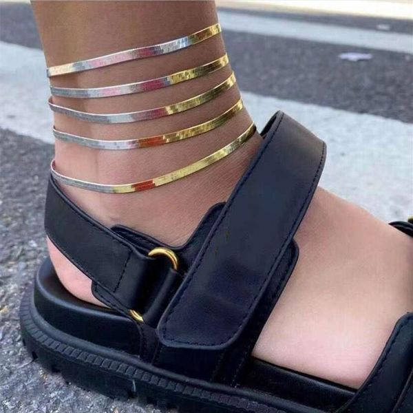 anklets trendy smooth alloy snake chain bracelet foot jewelry for women adjustable metal leg anklet feet accessories, Red;blue
anklets trendy smooth alloy snake chain bracelet foot jewelry for women adjustable metal leg anklet feet accessories, Red;blue