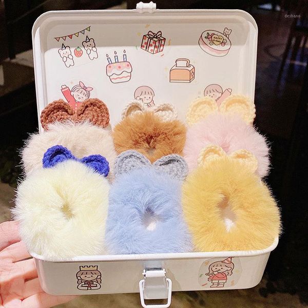 women girls cute knitting bear ears plush scrunchie ponytail holder headband lovely hair bands fashion accessories1
women girls cute knitting bear ears plush scrunchie ponytail holder headband lovely hair bands fashion accessories1