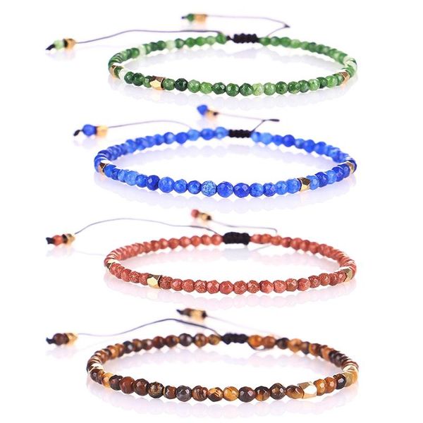 charm bracelets 3mm natural lapis tiger eye stone tangling hand-woven can bring luck love to men and women, Golden;silver
charm bracelets 3mm natural lapis tiger eye stone tangling hand-woven can bring luck love to men and women, Golden;silver