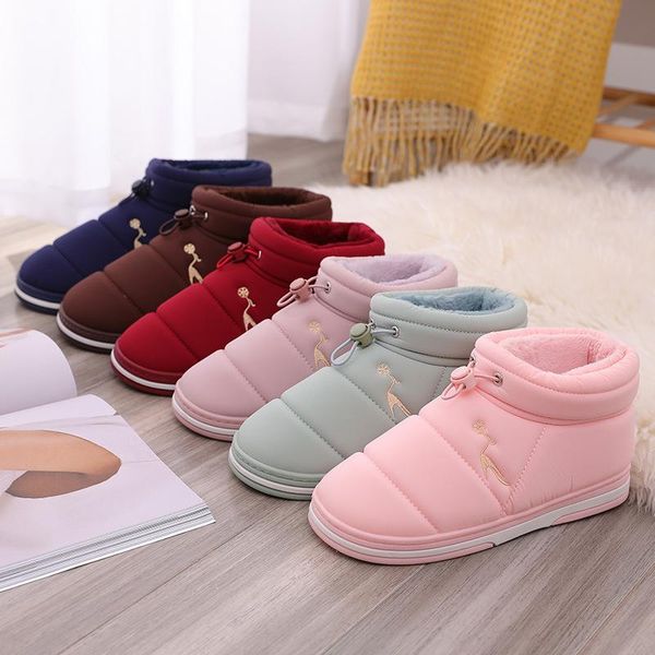 slippers ankle boots women plush home shoes warm winter snow ladies indoor botas feminina plus size couple, Black
slippers ankle boots women plush home shoes warm winter snow ladies indoor botas feminina plus size couple, Black