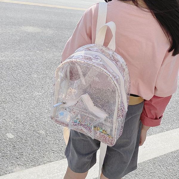 backpack children's bag girls transparent mini color sequins star backpacks women's school bags
backpack children's bag girls transparent mini color sequins star backpacks women's school bags