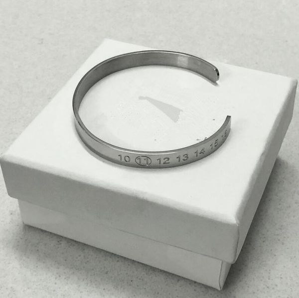 mmm mission runway digital opening bracelet fashion personality men and women titanium steel bracelet, Black
mmm mission runway digital opening bracelet fashion personality men and women titanium steel bracelet, Black