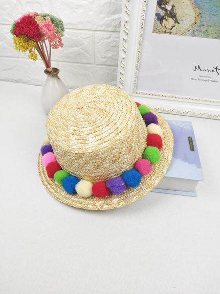 korean colored ball straw women sun hat summer seaside beach sunshade ladies fur cap wide brim hats, Blue;gray
korean colored ball straw women sun hat summer seaside beach sunshade ladies fur cap wide brim hats, Blue;gray