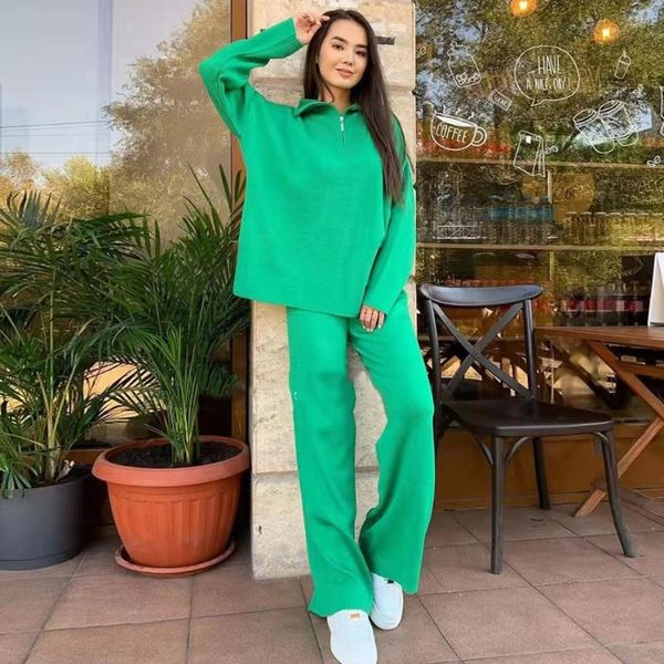 women's two piece pants 2021 long sleeve pullover + waist wide leg loose set elegant knitted two-piece casual, White
women's two piece pants 2021 long sleeve pullover + waist wide leg loose set elegant knitted two-piece casual, White