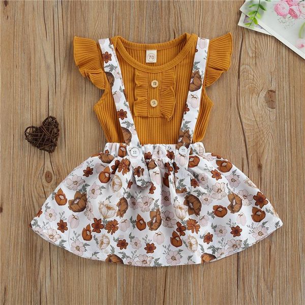 clothing sets born baby girls fashion 2-piece outfit set sleeve romper+floral suspender skirt 0-24months, White
clothing sets born baby girls fashion 2-piece outfit set sleeve romper+floral suspender skirt 0-24months, White