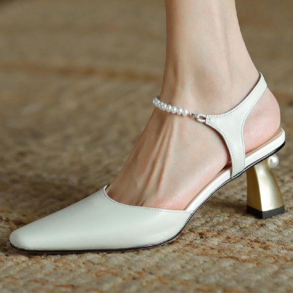 dress shoes women's genuine leather thin high heel square toe beading decoration ankle strap sandals slingback summer elegant ladies pu, Black
dress shoes women's genuine leather thin high heel square toe beading decoration ankle strap sandals slingback summer elegant ladies pu, Black