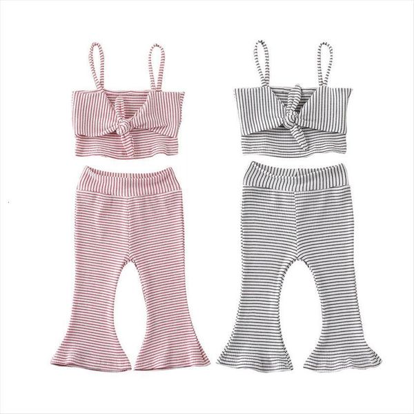 fashion summer toddler infant girls outfits set clothes striped bow sleeveless sling vest pants 2pcs kids clothing, White
fashion summer toddler infant girls outfits set clothes striped bow sleeveless sling vest pants 2pcs kids clothing, White