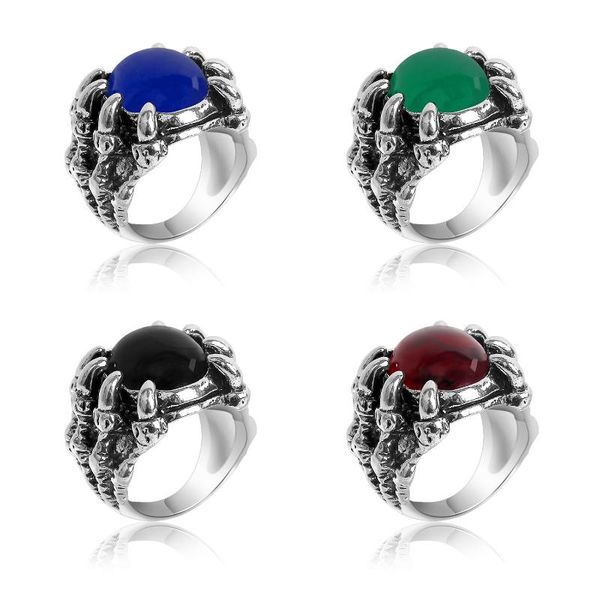 cluster rings vintage creative red gem stone claw for men women personality male punk ring jewelry men's bar night club accessories gif, Golden;silver
cluster rings vintage creative red gem stone claw for men women personality male punk ring jewelry men's bar night club accessories gif, Golden;silver