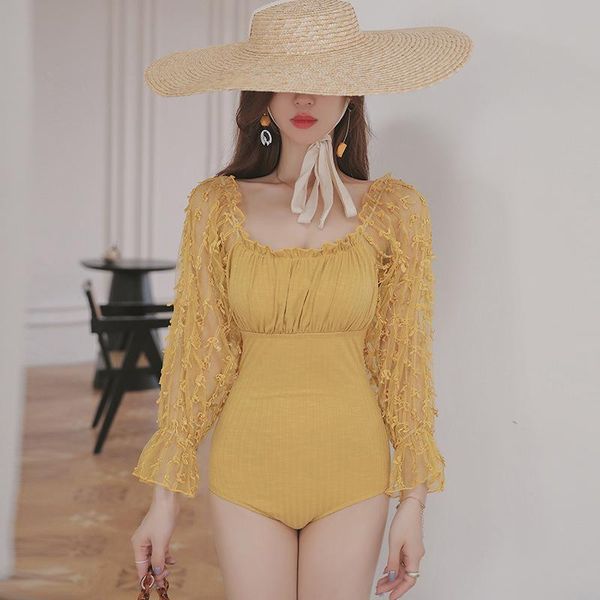 bathing suit women one piece teenage swimwear long sleeve swimsuit trendy femme fused female plus size yellow backless polyester one-piece s
bathing suit women one piece teenage swimwear long sleeve swimsuit trendy femme fused female plus size yellow backless polyester one-piece s