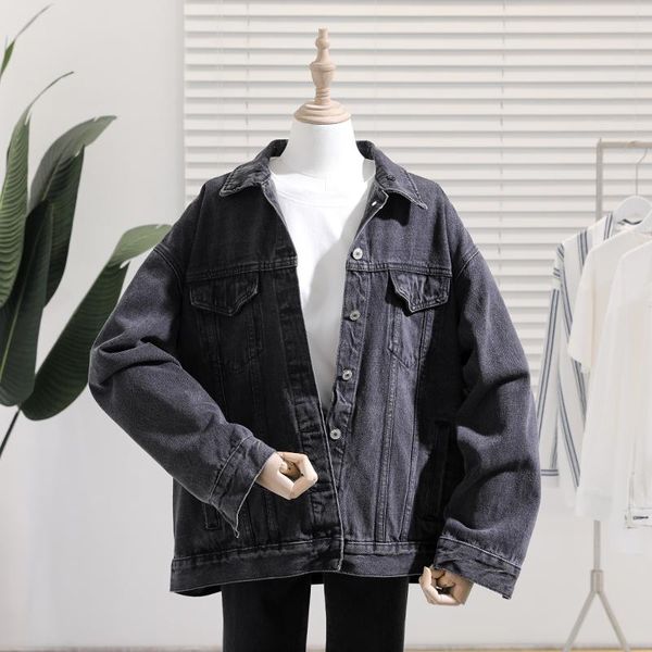women's jackets removable hooded black denim jacket women spring autumn 2021 korean loose casual mid-length long sleeve jeans female co, Black;brown
women's jackets removable hooded black denim jacket women spring autumn 2021 korean loose casual mid-length long sleeve jeans female co, Black;brown