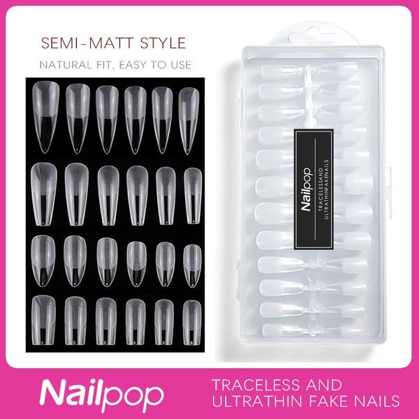 false nails nailpop nail tips semi-mafrosted press on coffin full/half cover almond art boxed fake, Red;gold
false nails nailpop nail tips semi-mafrosted press on coffin full/half cover almond art boxed fake, Red;gold