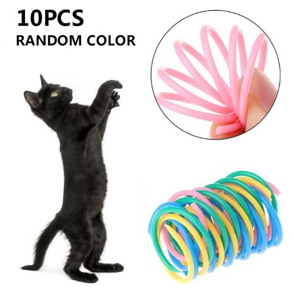 cat toys 10pcs cute spring wide durable heavy gauge plastic colorful springs toy for kitten pet accessories set 1.17
cat toys 10pcs cute spring wide durable heavy gauge plastic colorful springs toy for kitten pet accessories set 1.17