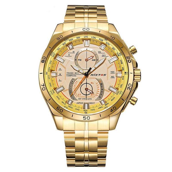 wristwatches ristos sports business men watches luminous hands fashion style waterproof quartz men's watch relogio masculino, Slivery;brown
wristwatches ristos sports business men watches luminous hands fashion style waterproof quartz men's watch relogio masculino, Slivery;brown