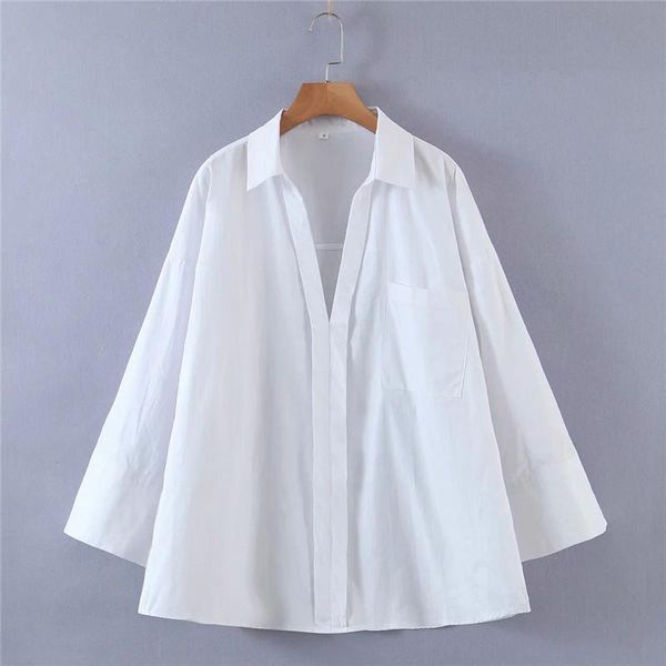 women's blouses & shirts merodi women casual spring v-neck white poplin long oversize female elegant sleeve loose cotton blouse chic
women's blouses & shirts merodi women casual spring v-neck white poplin long oversize female elegant sleeve loose cotton blouse chic