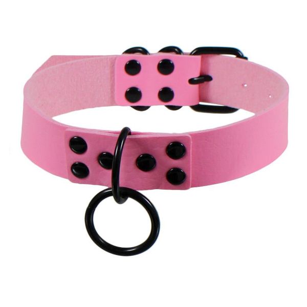 chokers goth punk pu leather pink choker collar for women round necklace neck strap cosplay chocker gothic accessories jewelry, Golden;silver
chokers goth punk pu leather pink choker collar for women round necklace neck strap cosplay chocker gothic accessories jewelry, Golden;silver