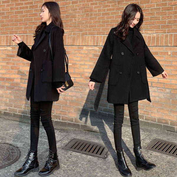hepburn tweed coat medium long women's 2021 autumn and winter fashion loose small black woolen
hepburn tweed coat medium long women's 2021 autumn and winter fashion loose small black woolen