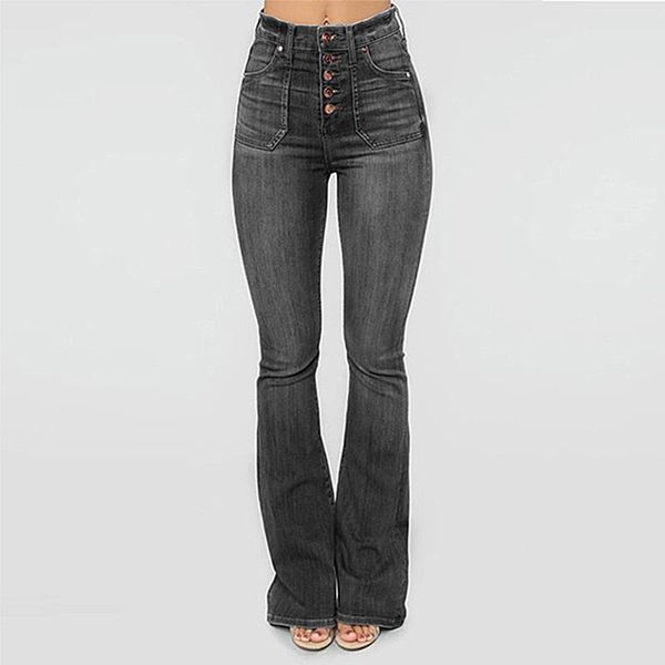 women's jeans women denim pants button up high waist flare ladies retro female wide leg trousers push size bell-bottom, Blue
women's jeans women denim pants button up high waist flare ladies retro female wide leg trousers push size bell-bottom, Blue