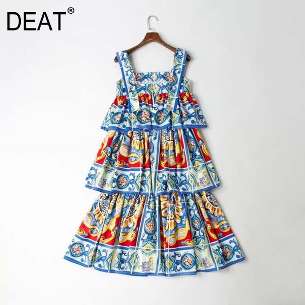 casual dresses deat woman dress bohemian style print multilayer cake sling slim waist thin knee length 2021 summer fashion hc302, Black;gray
casual dresses deat woman dress bohemian style print multilayer cake sling slim waist thin knee length 2021 summer fashion hc302, Black;gray