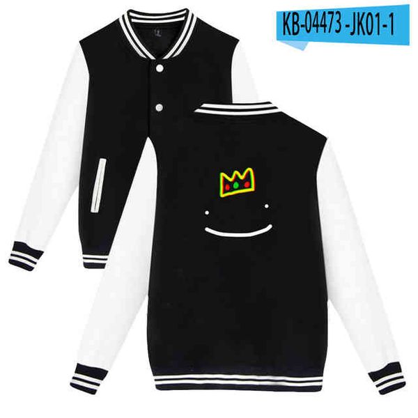 men women ranboo merch jacket harajuku baseball uniform anime clothes hip hop streetwear casual jacket, Black
men women ranboo merch jacket harajuku baseball uniform anime clothes hip hop streetwear casual jacket, Black