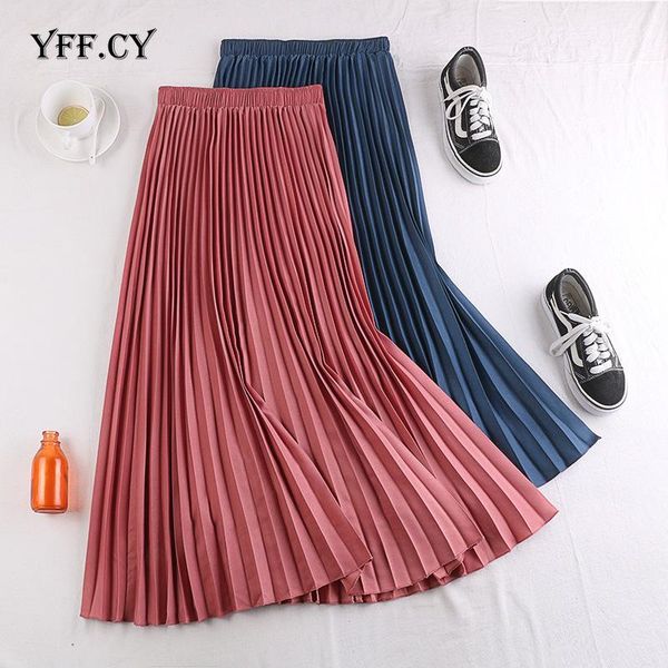 womens fashion pleated midi long skirt female korean japanese casual high waist skirts jupe faldas 7 colors 2021 spring summer, Black
womens fashion pleated midi long skirt female korean japanese casual high waist skirts jupe faldas 7 colors 2021 spring summer, Black