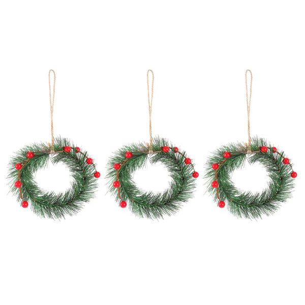 decorative flowers & wreaths 3pcs colorful christmas garlands wreath pendants for home party
decorative flowers & wreaths 3pcs colorful christmas garlands wreath pendants for home party