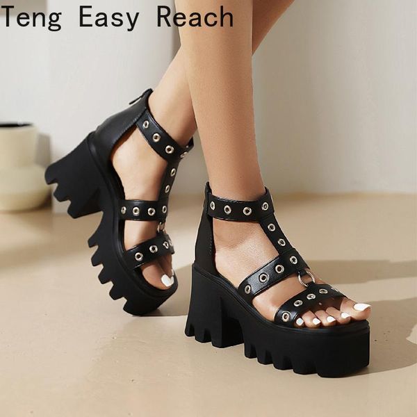 sandals summer fashion women ankle strap open toe platform shoes high thick heels female black unique gladiator 36-45
sandals summer fashion women ankle strap open toe platform shoes high thick heels female black unique gladiator 36-45