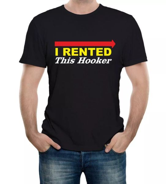 I Rented This Hooker Men's T-Shirt - Funny t shirt retro comedy eastbound joke, White;black
I Rented This Hooker Men's T-Shirt - Funny t shirt retro comedy eastbound joke, White;black