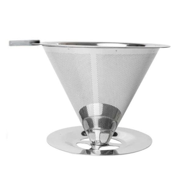 coffee filters reusable cone-shaped honeycomb pattern stainless steel drip filter durable brewing tool
coffee filters reusable cone-shaped honeycomb pattern stainless steel drip filter durable brewing tool