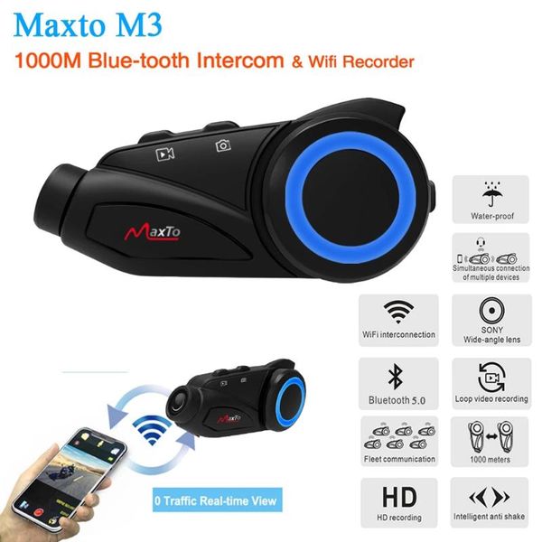 motorcycle intercom maxto m3 helmet group 6 riders bluetooth wifi moto recorder interphone headset w/sony lens dash cam hd 1080p
motorcycle intercom maxto m3 helmet group 6 riders bluetooth wifi moto recorder interphone headset w/sony lens dash cam hd 1080p