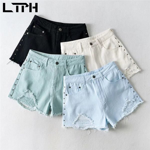 hole irregular high waist woman jeans candy color do old wide leg pants casual all-match denim shorts summer 210427, White;black
hole irregular high waist woman jeans candy color do old wide leg pants casual all-match denim shorts summer 210427, White;black