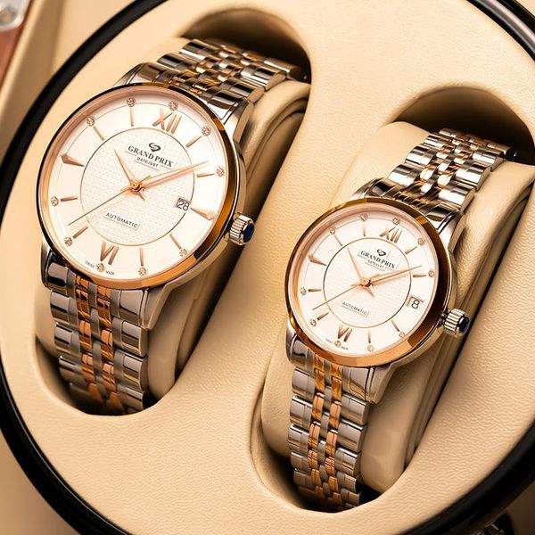 wristwatches grand prix brand stainless steel wrist watch for men luxury waterproof date gold couple quartz relogio masculino 2021, Slivery;brown
wristwatches grand prix brand stainless steel wrist watch for men luxury waterproof date gold couple quartz relogio masculino 2021, Slivery;brown