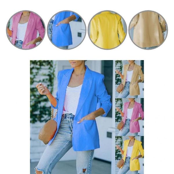 women's suits & blazers office lady blazer solid color graceful turndown collar pockets jacket women coat, White;black
women's suits & blazers office lady blazer solid color graceful turndown collar pockets jacket women coat, White;black