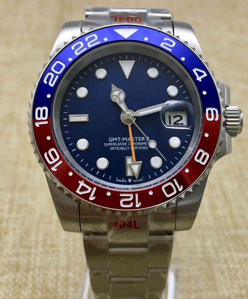 fashion casual 40mm gmt clock automatic mechanical calendar gentlemen rvs case bracelet, Slivery;brown
fashion casual 40mm gmt clock automatic mechanical calendar gentlemen rvs case bracelet, Slivery;brown