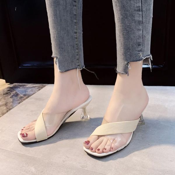 sandals fashion transparent high heels women 2021 summer 6cm thin heel square open toe roman, Black
sandals fashion transparent high heels women 2021 summer 6cm thin heel square open toe roman, Black